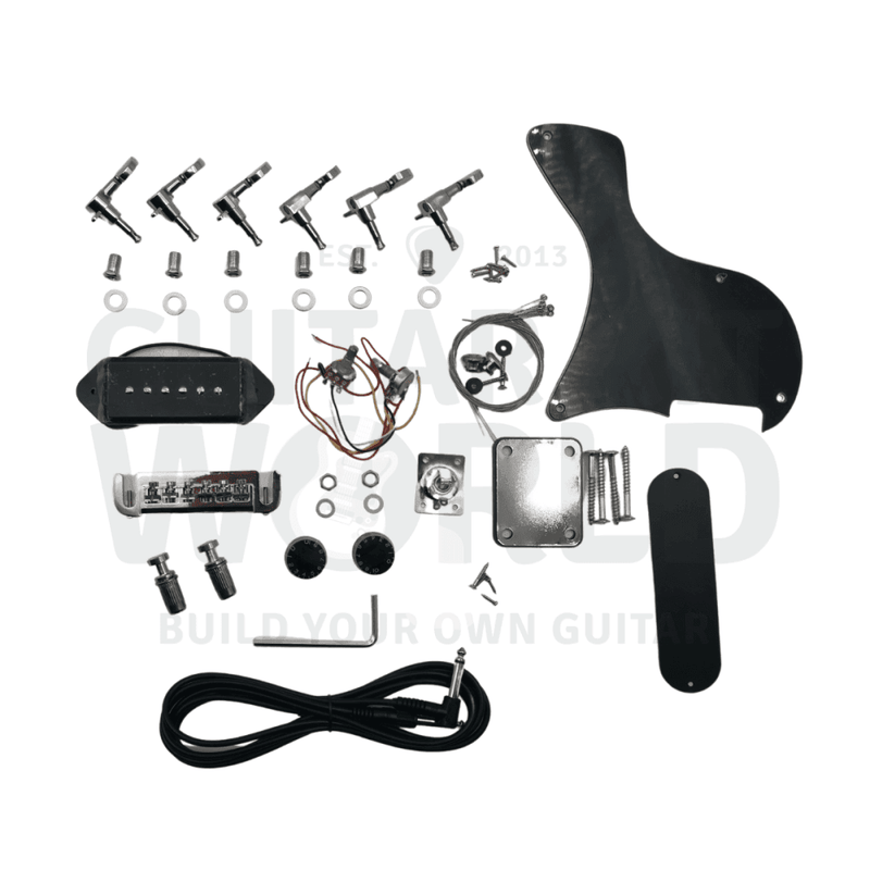 LP Junior Guitar Kit w/ Spalted Maple Veneer