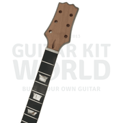 LP style Semi-Hollow Guitar Kit with Trapezoid Pearl White Inlays