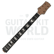 LP style Semi-Hollow Guitar Kit with Trapezoid Pearl White Inlays