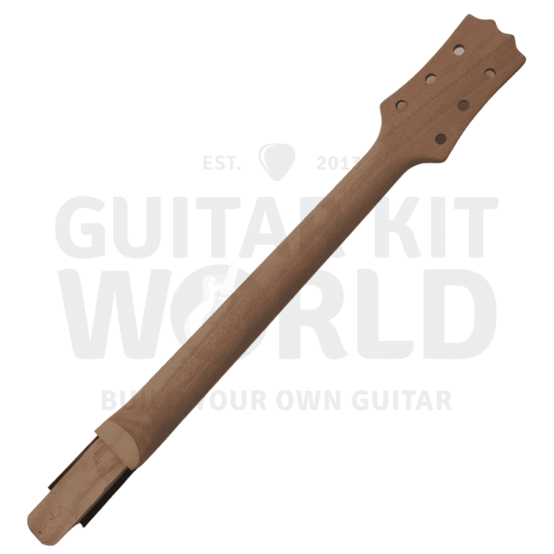 LP style Semi-Hollow Guitar Kit with Trapezoid Pearl White Inlays