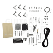 Mahogany ST style guitar kit w/ Mahogany Neck, Chrome Hardware