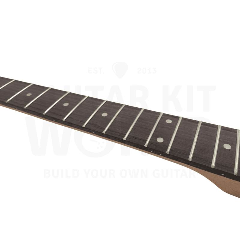 Mahogany ST style guitar kit w/ Mahogany Neck, Chrome Hardware