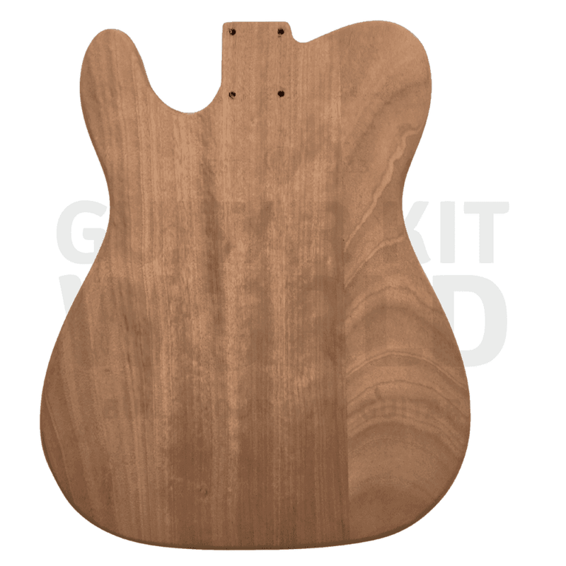Mahogany TE Guitar Kit w/ Mahogany Neck, Ebony Fretboard