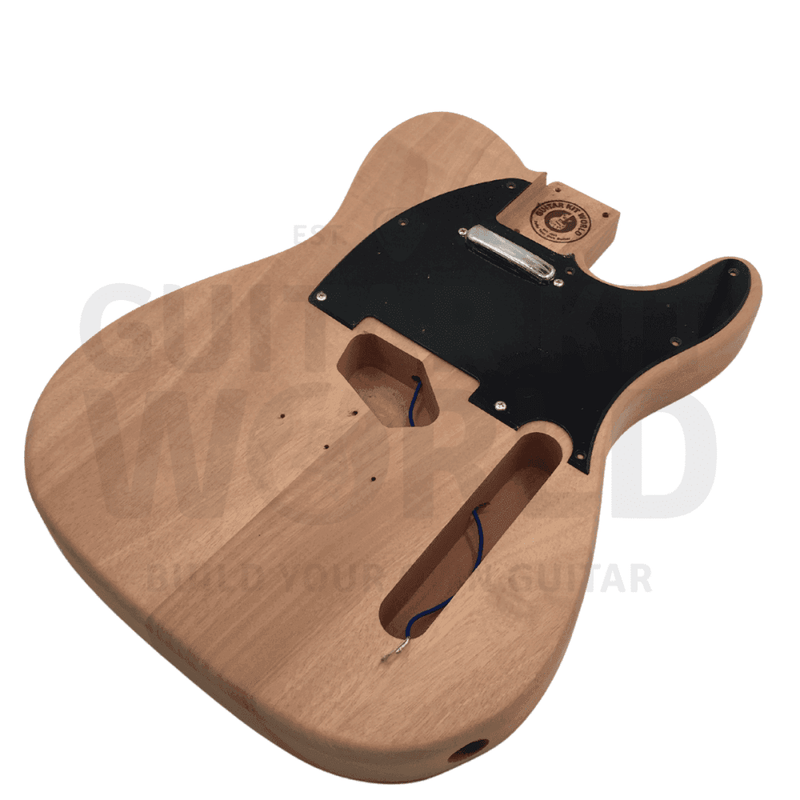 Mahogany TE Guitar Kit w/ Maple Neck, Rosewood Fretboard