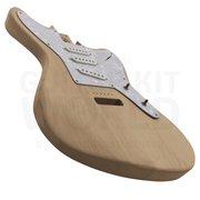 MU style Guitar Kit with Alder Body, Maple Fretboard