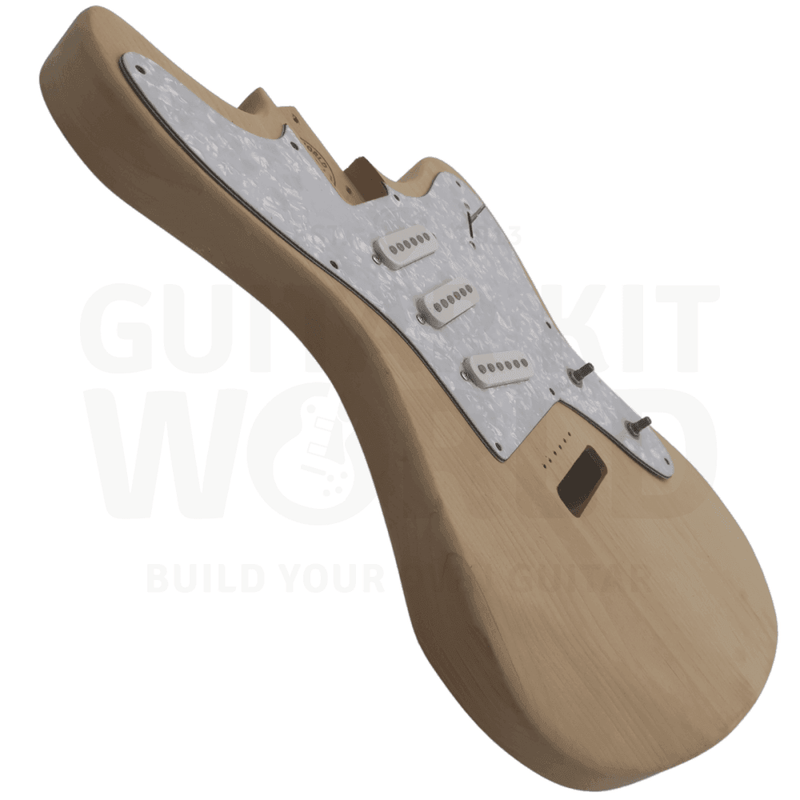 MU style Guitar Kit with Alder Body, Maple Fretboard