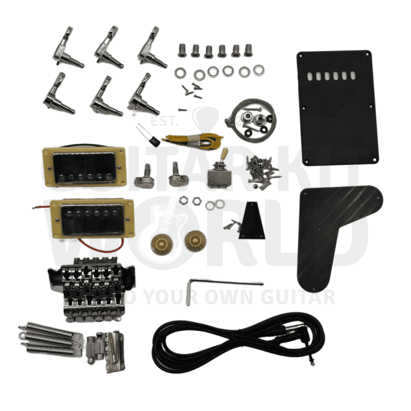 PR Guitar Kit w/ Double-Locking Tremolo, Quilted Maple Veneer