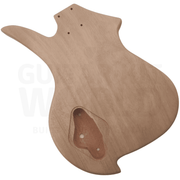 RD2 Guitar Kit w/ Ebony Fretboard, Flamed Maple Top Veneer