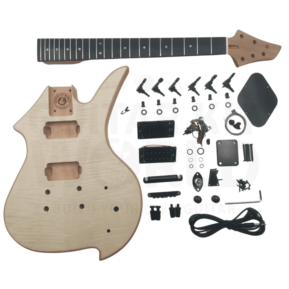 Flamed Maple Guitar Kits Guitar Kit World