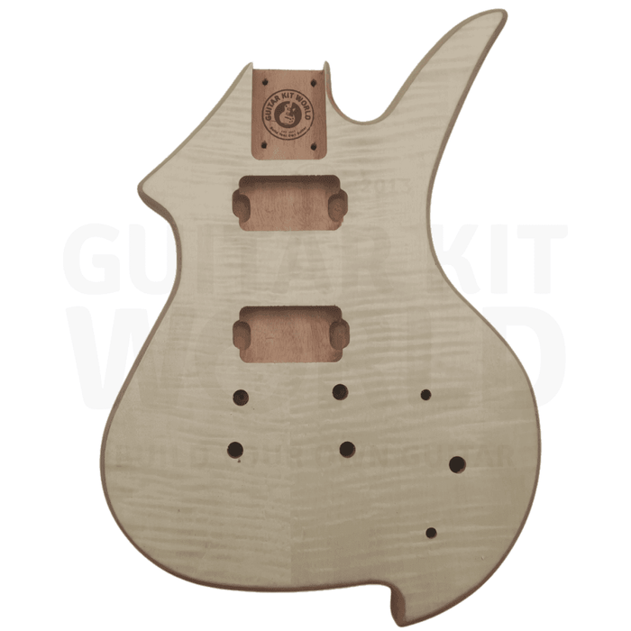 RD2 Guitar Kit w Ebony Fretboard Flamed Maple Top Veneer