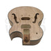 Semi-Acoustic E175 Guitar Kit w/ Mahogany Body & Neck, Ebony Fretboard