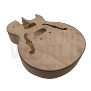 Semi-Acoustic E175 Guitar Kit w/ Mahogany Body & Neck, Ebony Fretboard