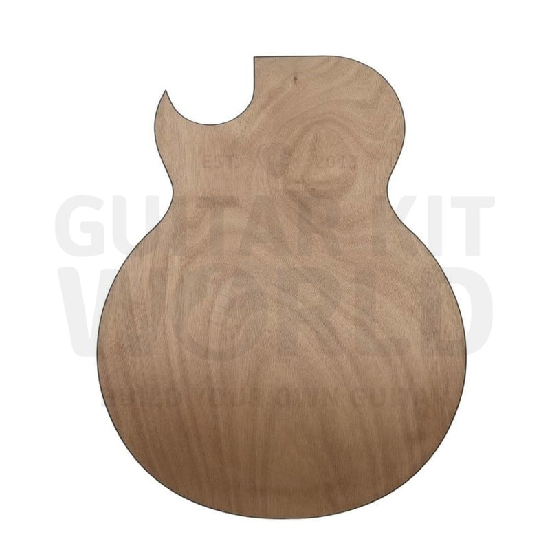 Semi-Acoustic E175 Guitar Kit w/ Mahogany Body & Neck, Ebony Fretboard