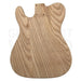Semi-Hollow Ash TE Guitar Kit with Zebrawood Body Top