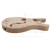 Semi-Hollow PR w/ Solid Carved Maple Cap, Abalone Pearl Inlays