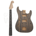 Semi-Hollow ST style guitar kit w/ Alder body, Zebra Body Top