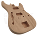 Semi-Hollow ST style guitar kit w/ Mahogany body, Maple Neck