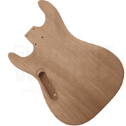 Semi-Hollow ST style guitar kit w/ Mahogany body, Maple Neck