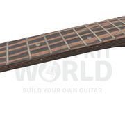 ST Zebrawood Guitar Kit with Bolt-on neck, White Pickguard