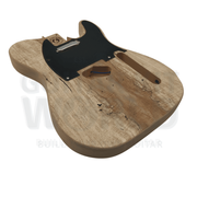 TE Guitar Kit w/ Spalted Maple Veneer, Maple Fretboard