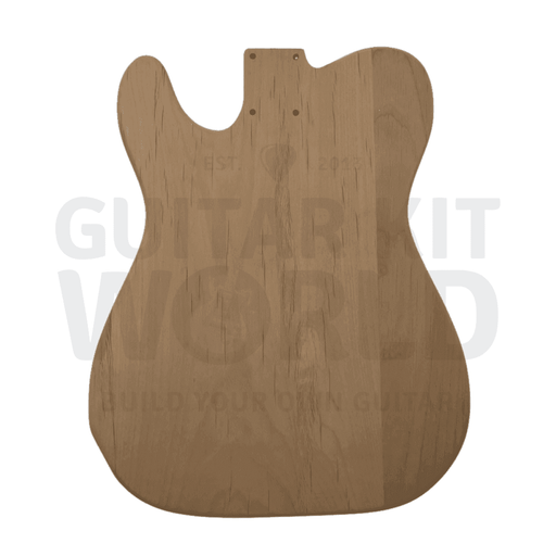 TE Guitar Kit w/ Spalted Maple Veneer, Maple Fretboard