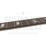 W Bass Guitar Kit with Mahogany Body Flamed Maple Top, Rosewood Fretboard