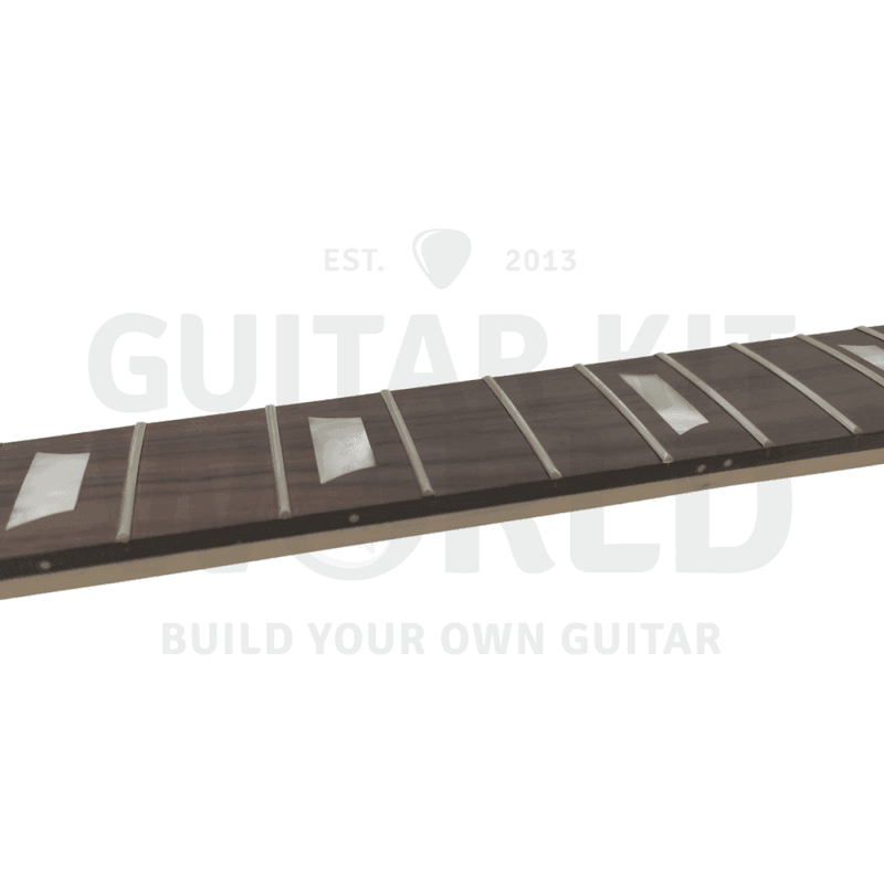 W Bass Guitar Kit with Mahogany Body Flamed Maple Top, Rosewood Fretboard