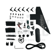 Zebrawood EXP Guitar Kit with Black Pickguard