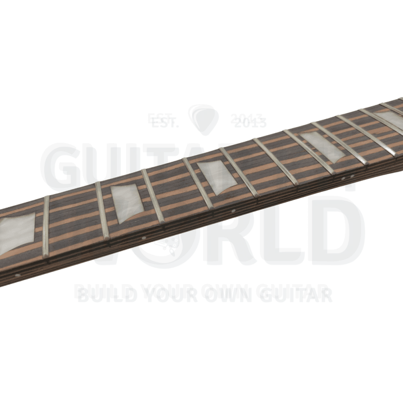 Zebrawood EXP Guitar Kit with Black Pickguard