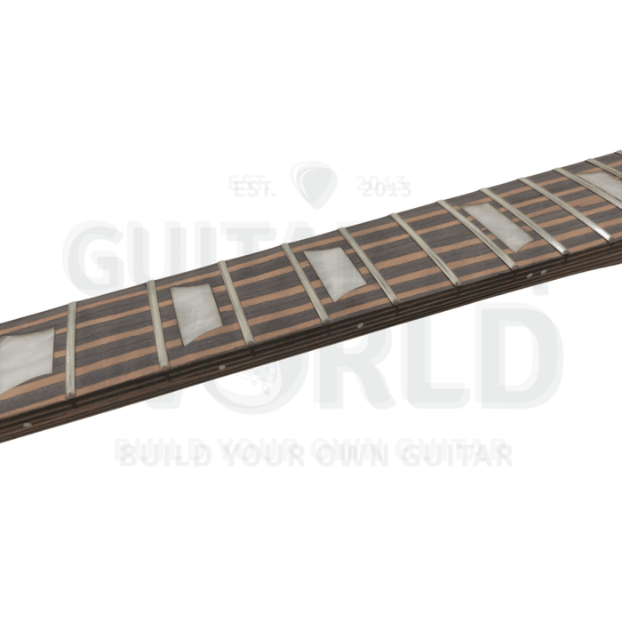 Zebrawood EXP Guitar Kit with Black Pickguard