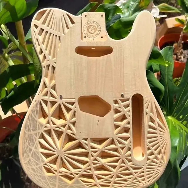 Niko Rocha — Universe Carvings, hand-carved guitar top